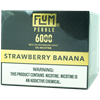 Flum Pebble Strawberry Banana 10 Pack flum, pebble, disposable, vape, disposable vape, nicotine, 50mg, strawberry, banana, strawberry banana, grape, grape fruit, fruit, white, 6000, puffs, 6000 puffs, rechargeable