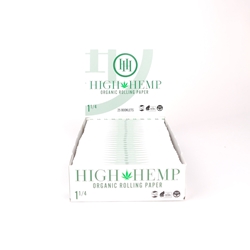 High Hemp 1 1/4 Rolling Papers (Box of 25) 