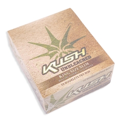 Kush Unbleached King Slim Rolling Papers (Box of 50) 