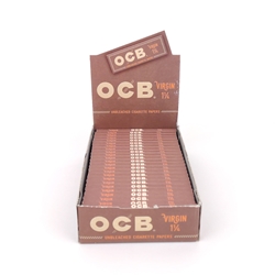OCB Virgin 1 1/4 Rolling Papers (Box of 24) 
