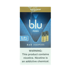 Blu Gold Leaf 5x2 Pods 2.4% Nic 