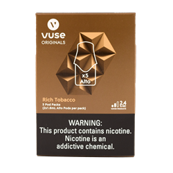 Vuse Rich Tobacco 5x2 Pods 2.4% Nic 