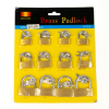 30/40/50mm Brass Padlock - 12PK 