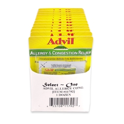 Advil Allergy & Congestion Relief Single Pack (Box of 12) 