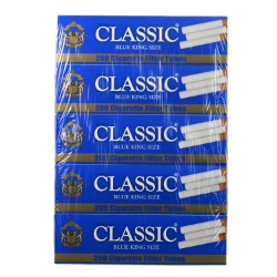 Classic Blue King Size Filter Tubes - 5PK 