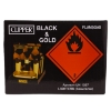 Clipper Metal Lighters - Black & Gold - 12CT Display 