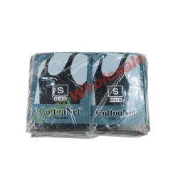 CottonNet Tank Tops - Black, 12PK 
