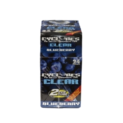 Cyclones Clear Cones 2PK - Blueberry - (Box of 24) 