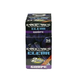 Cyclones Clear Cones 2PK - Grape - (Box of 24) 