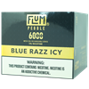 Flum Pebble Blue Razz Icy 10 Pack flum, pebble, disposable, vape, disposable vape, nicotine, 50mg, blue, razz, icy, 6000, puffs, 6000 puffs, rechargeable