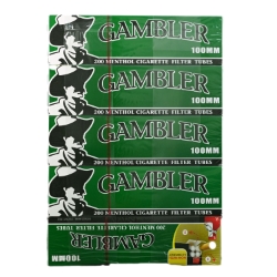Gambler Menthol 100 Filter Tubes - 5PK 