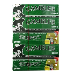 Gambler Menthol King Size Filter Tubes - 5PK 