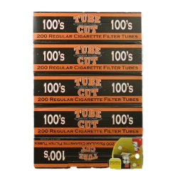 Gambler Tube Cut Regular 100 Filter Tubes - 5PK 