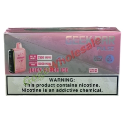Geek Bar Pulse Juicy Peach Ice Disposable Vape (Box of 5) 