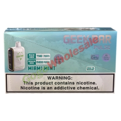 Geek Bar Pulse Miami Mint Disposable Vape (Box of 5) 