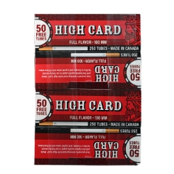 High Card Regular 100 Filter Tubes - 4PK 