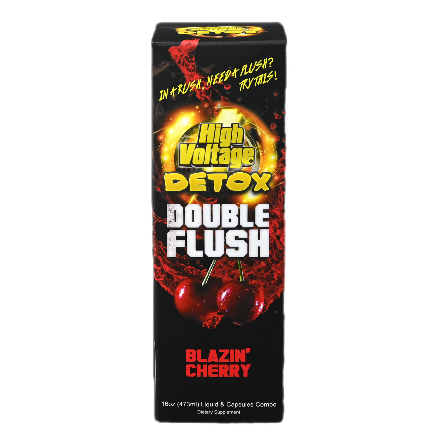 High Voltage Double Flush Detox - Blazin Cherry - 16oz 