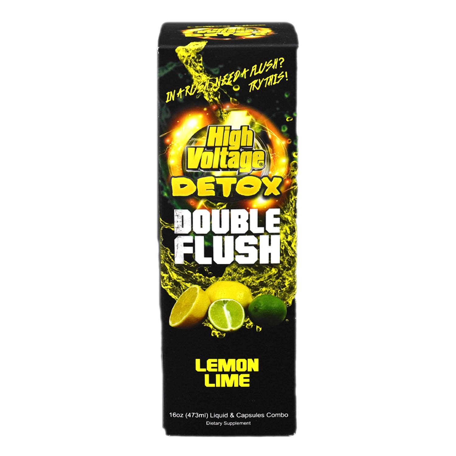 High Voltage Double Flush Detox - Lemon Lime - 16oz 
