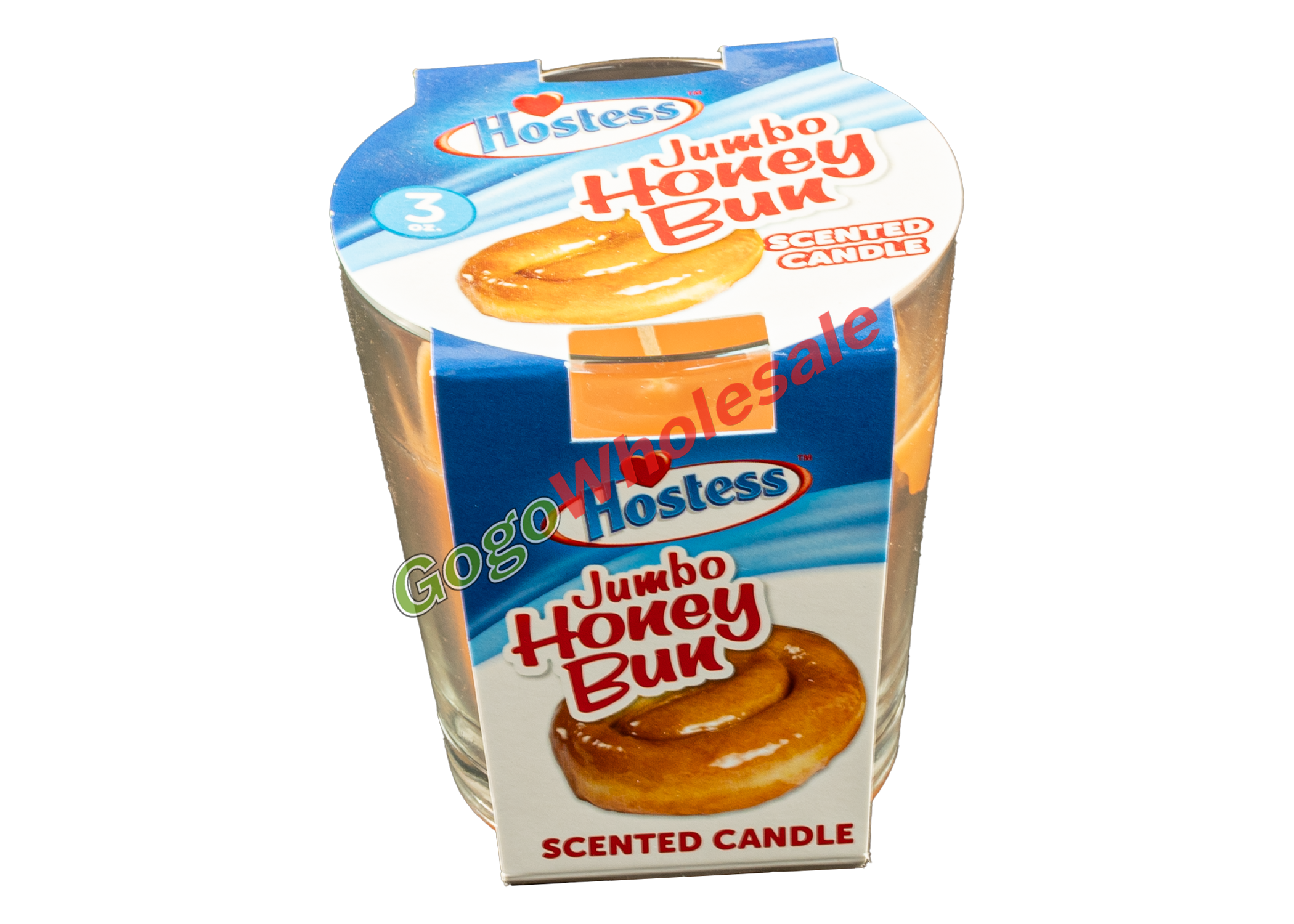 Hostess Jumbo Honey Bun Scented Candle 3oz 6 Pack