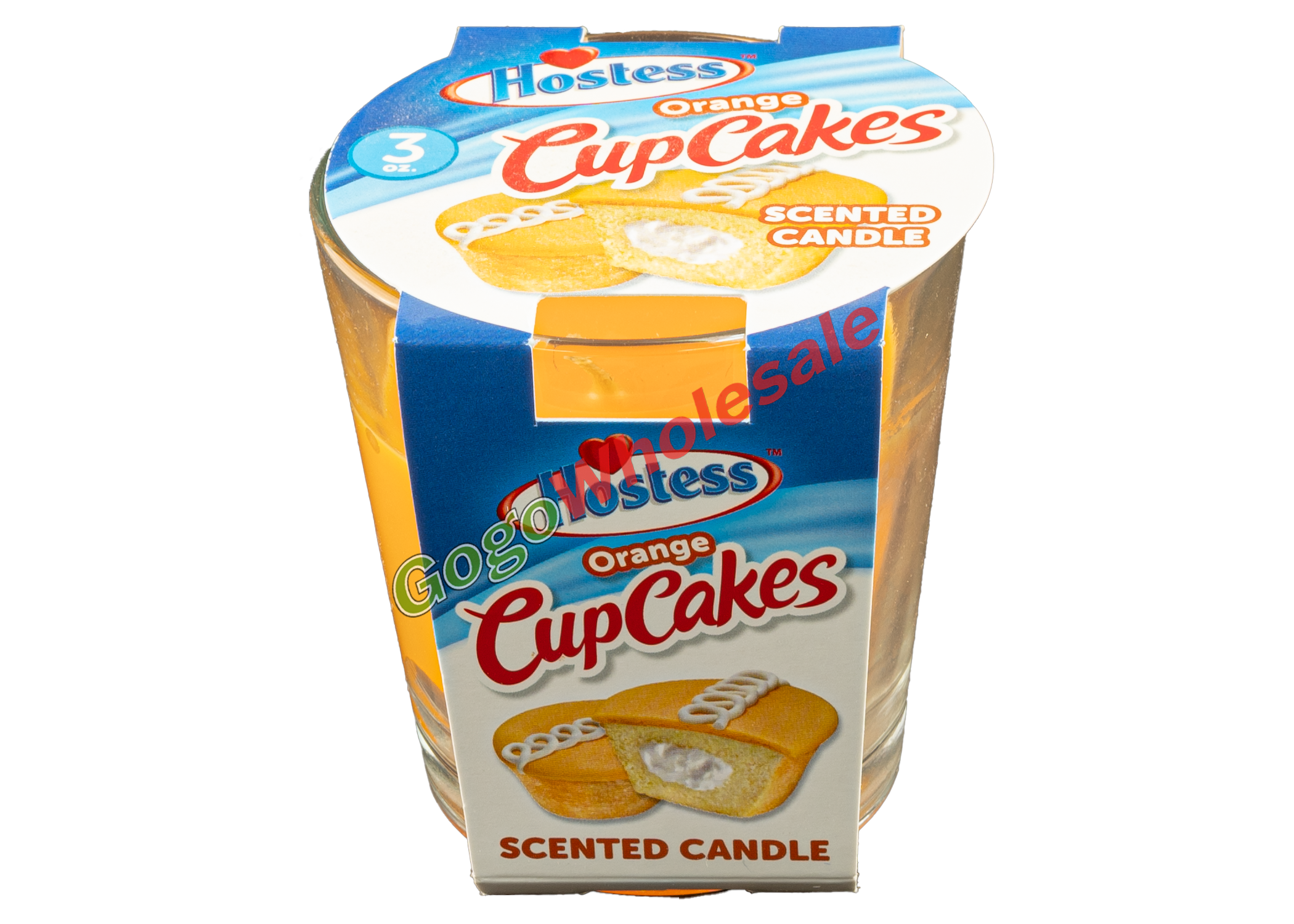 Hostess Orange Cupcakes Scented Candle 3oz 6 Pack