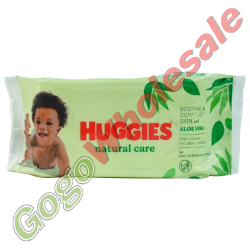 Huggies Natural Care Aloe Vera 1PC Huggies, baby wipes, natural care, aloe vera, soothing wipes, baby skincare, gentle wipes, cleansing wipes, diapering essentials, sensitive skin wipes, baby care products