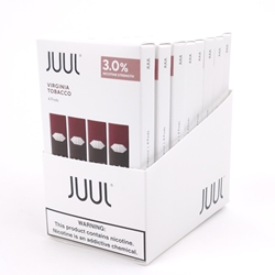 JUUL Virginia Tobacco Pods 4PK 3% (Box of 8) juul, juul Pod, Juul Vape, Juul Virginia Tobacco