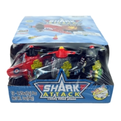 Kidsmania Shark Attack Plane Candy - 12PK 