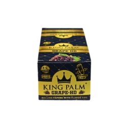 King Palm Grape-HD Papers with Flavor Tips (Box of 12) 