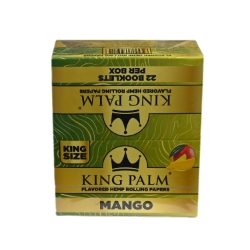 King Palm King Size Mango Rolling Papers (Box of 22) 