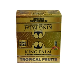 King Palm King Size Tropical Fruits Rolling Papers (Box of 22) 