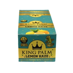 King Palm Lemon Haze Papers with Flavor Tips (Box of 12) 