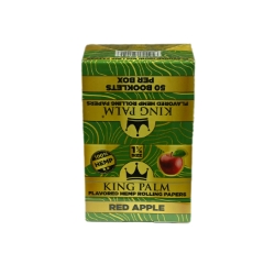 King Palm Red Apple Rolling Papers (Box of 50) 