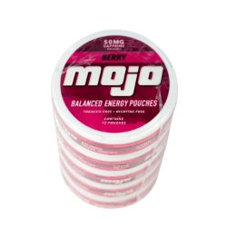 Mojo Berry Nicotine-Free Caffeine Pouches - 50mg - 5PK 