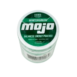 Mojo Wintergreen Nicotine-Free Caffeine Pouches - 50mg - 5PK 