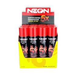 NEON 5x Butane Gas (Box of 12) 