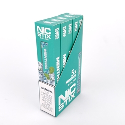 NiC Stix Menthol Disposable Vapes (Box of 5) 