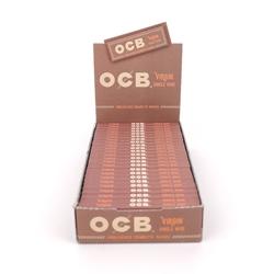 OCB Virgin Single Wide Rolling Papers (Box of 24) 