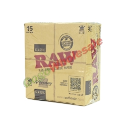 RAW Artesano Classic Kingsize Slim Rolling Papers 15 Pack RAW, raw rolling papers, rolling papers, king size rolling papers