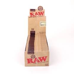 RAW Classic 1 1/2 Rolling Papers (Box of 25) 