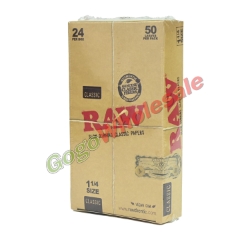 RAW Classic 1 1/4 Size Papers 24 Pack  RAW, raw rolling papers, rolling papers