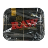 RAW Classic Black Rolling Tray (Large) 