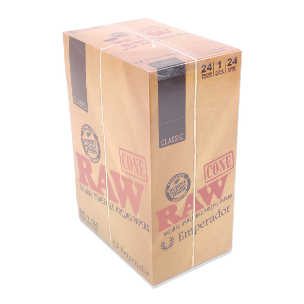 RAW Classic Emperador Pre Rolled Cones Box Of 24 Packs RC0210 RAW Classic Emperador Pre Rolled Cones Box Of 24 Packs RC0210