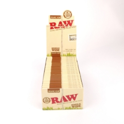 RAW Organic Hemp Single Wide Rolling Papers (Box of 25) 