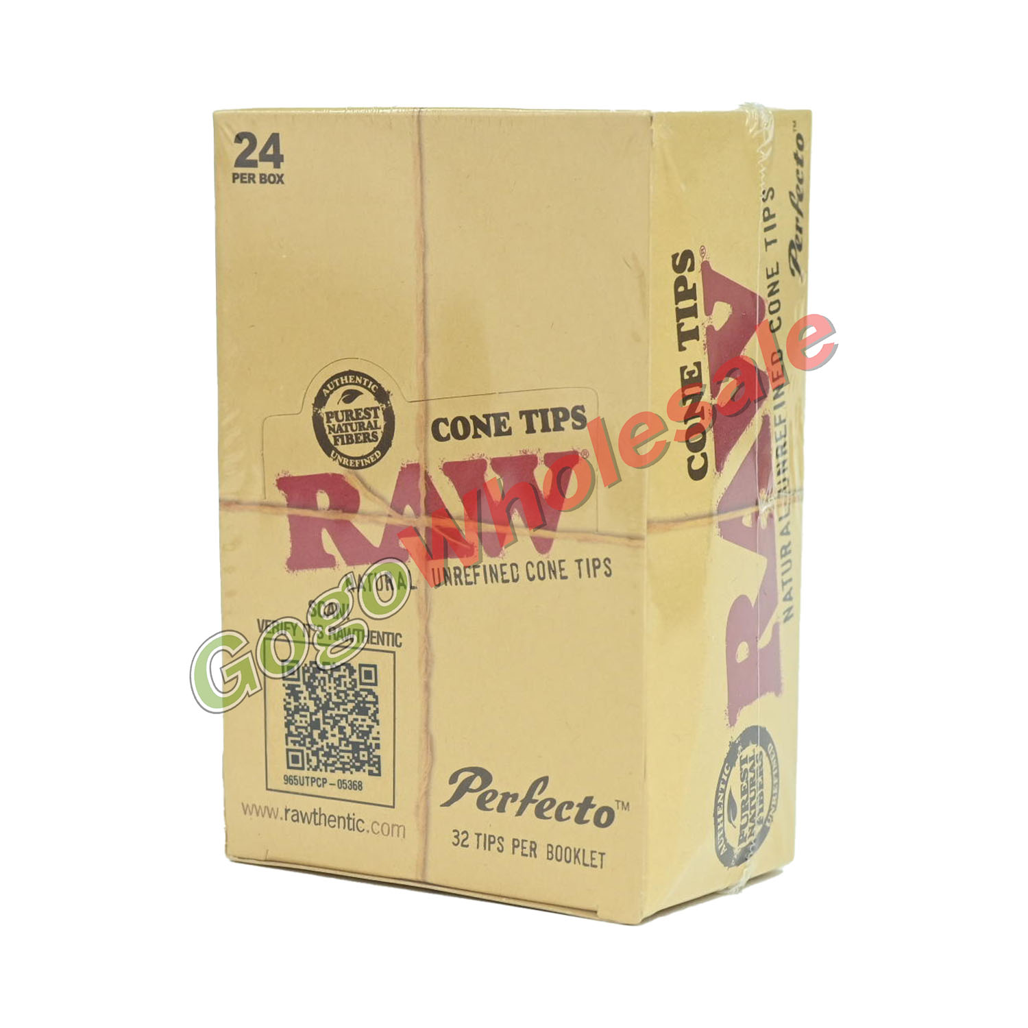 RAW Perfecto Cone Tips 24 Pack RAW, raw tips, pre-roll tips, tips