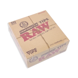Raw Perforated Wide Tips (Box of 50) 