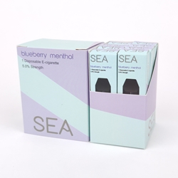 SEA Blueberry Menthol Disposable Vapes (Box of 8) 