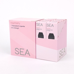 SEA Raspberry Disposable Vapes (Box of 8) 