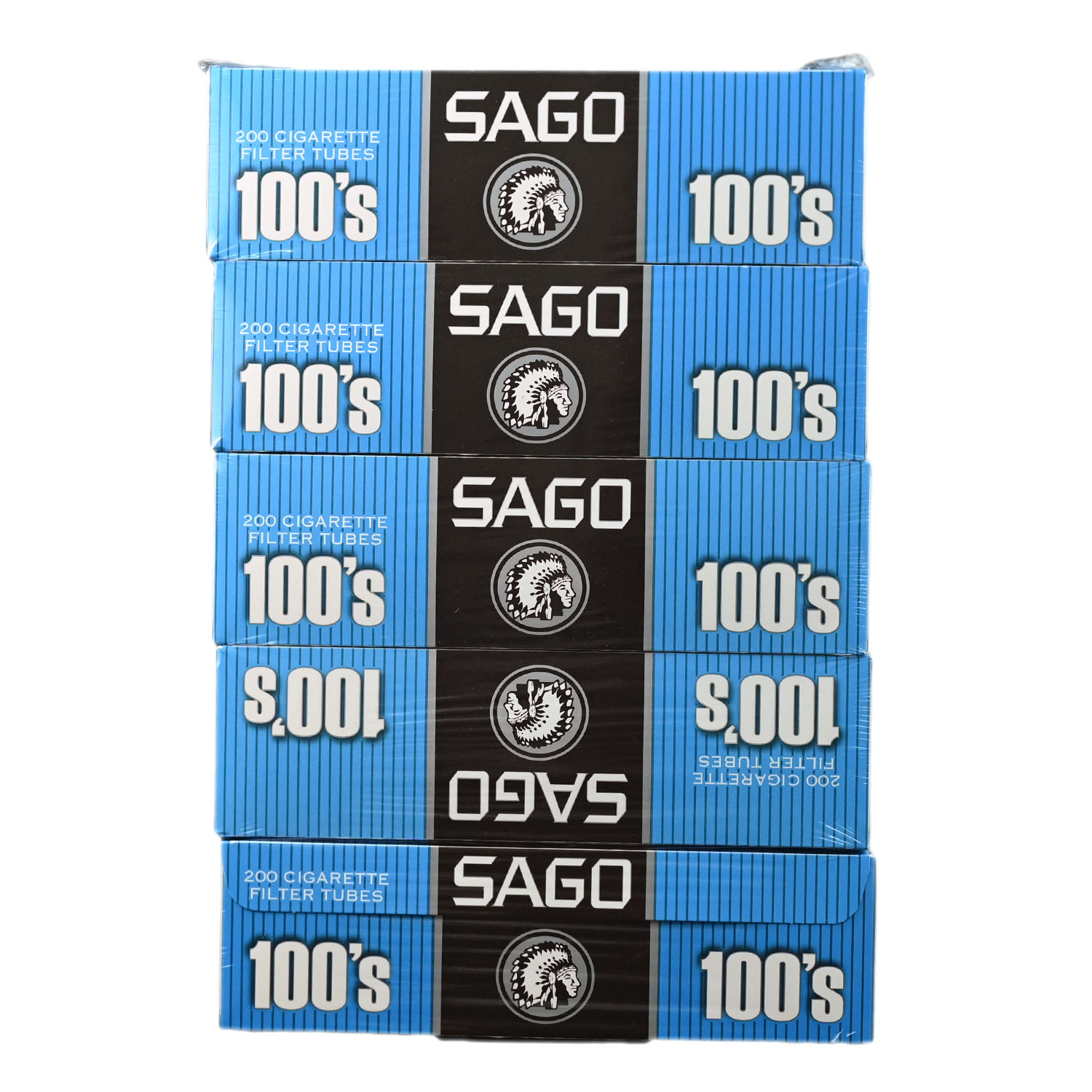 Sago Blue 100 Filter Tubes - 5PK 
