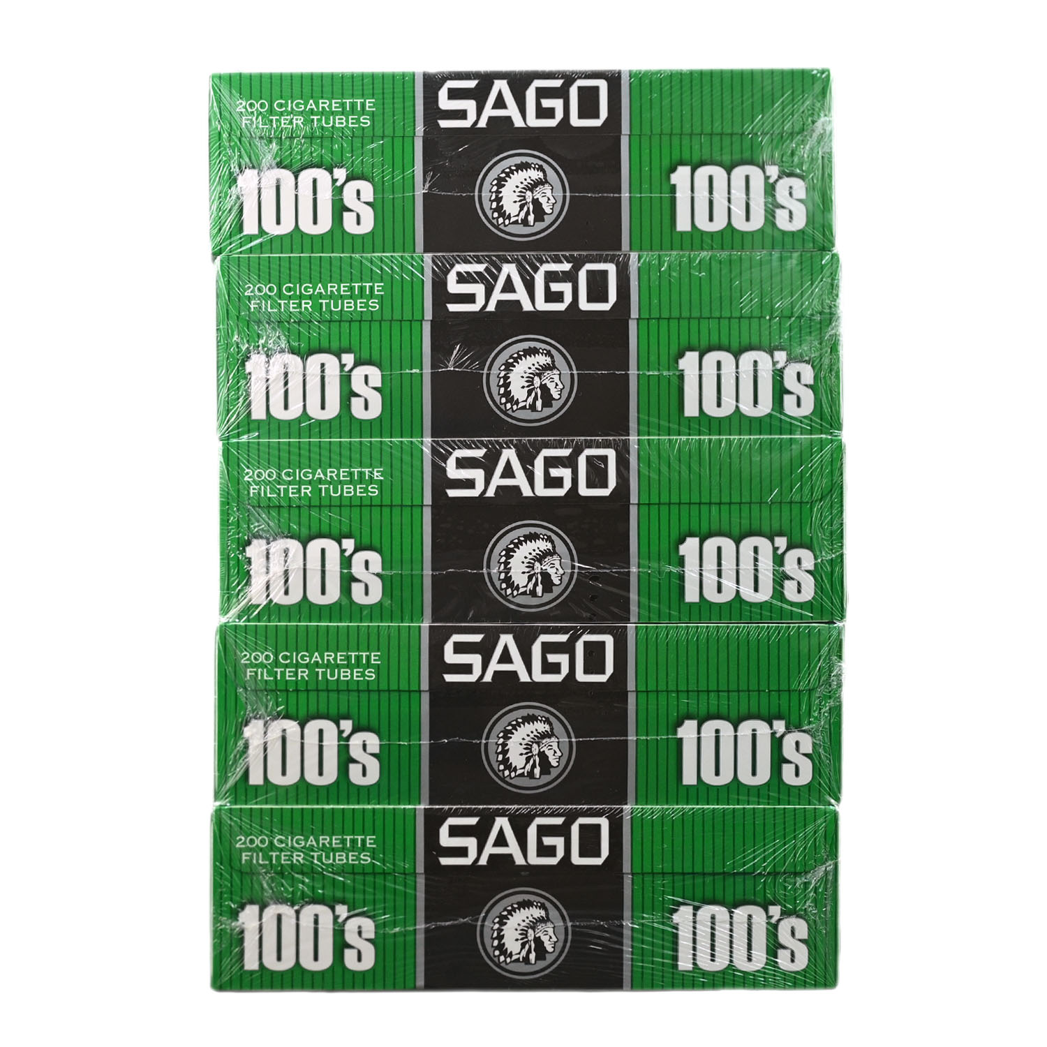Sago Green 100 Filter Tubes - 5PK 