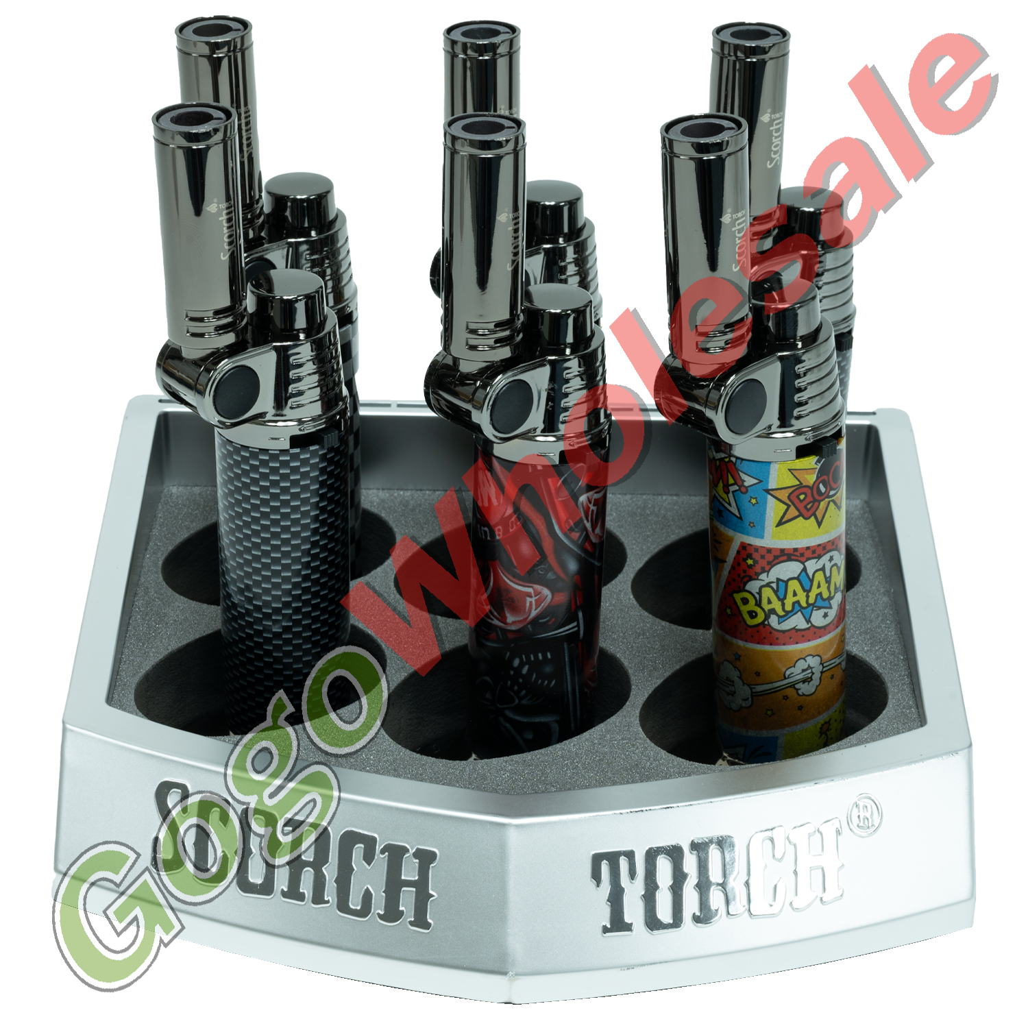 Scorch Torch Torches 6pc 61715 Scorch Torch, Torch Lighters, Culinary Torch, Outdoor Torch, Adjustable Flame Control, Ergonomic Design, High-Quality Torches, Versatile Lighting, Reliable Torch Set.